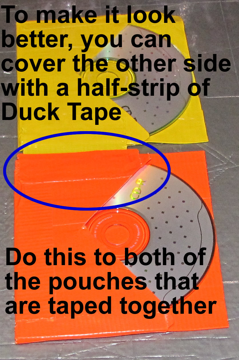 Duck Tape CD Wallet Step 16