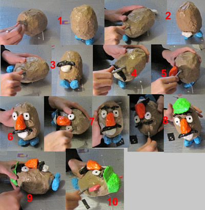 Duck Tape Potato Toy Step 13