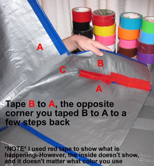 Duck Tape Reusable Grocery Bag Step 15
