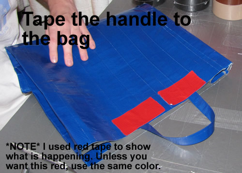 Duck Tape Reusable Grocery Bag Step 20