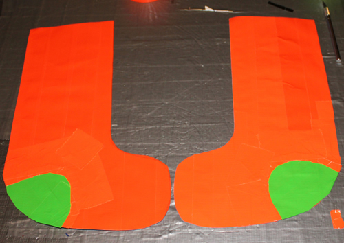 Duck Tape Holiday Stocking Step 7